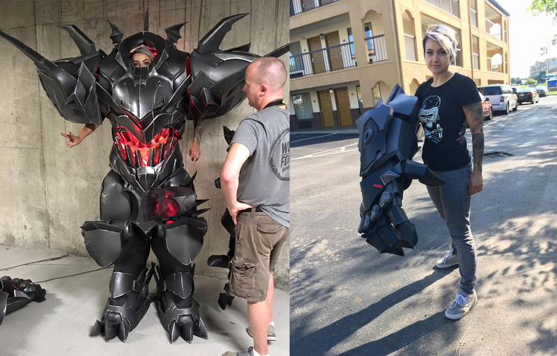 Illustration for article titled Look At The Size Of This Overwatch Cosplay